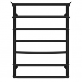 Полотенцесушитель водяной Юность П7 400х700 Deffi Черный (C.YU.70.40.7.B.B)