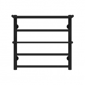 Полотенцесушитель водяной Терма Плюс П5 500х500 Deffi Черный (C.TA.50.50.5.B.C)