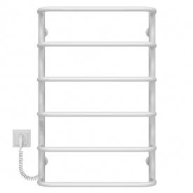 Полотенцесушитель электрический Стандарт П6 500х800 Deffi Белый WD03 (C.SS.80.50.6.E.W.L.3)
