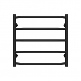 Полотенцесушитель водяной Трапеция П5 500х500 Deffi Черный (C.TR.50.50.5.B.B)