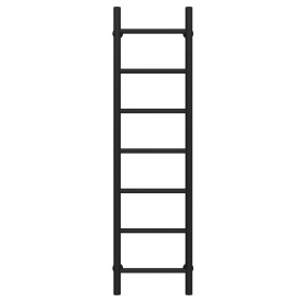 Полотенцесушитель водяной Орион П7 300х1200 Deffi Черный (C.OR.120.30.7.B.B)