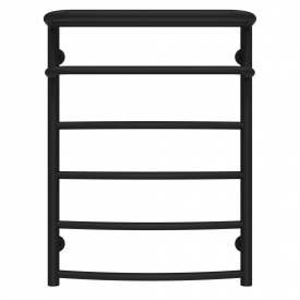 Полотенцесушитель водяной Отель П6 400х700 Deffi Черный (C.OD.70.40.6.B.A)