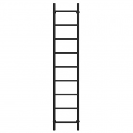 Полотенцесушитель водяной Орион П9 400х1600 Deffi Черный (C.OR.160.40.9.B.A)