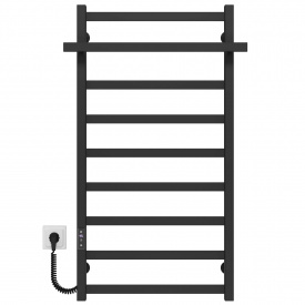 Полотенцесушитель электрический Nicolе П9 500х1000 Deffi Черный JD04 (A.NI.100.50.9.E.B.L.2)