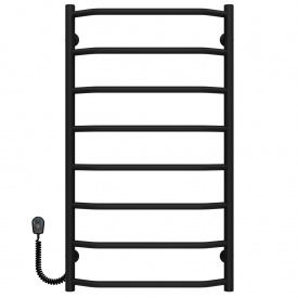 Рушникосушарка електрична Трапеція П8 500х900 Deffi Чорний EF16 (C.TR.90.50.8.E.B.L.5)