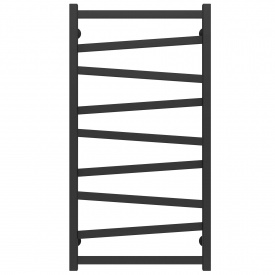 Полотенцесушитель водяной Alpha П9 500х1000 Deffi Черный (A.AL.100.50.9.B.B)