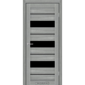 Міжкімнатні двері Коріс скло чорне 600х900х2000 мм 