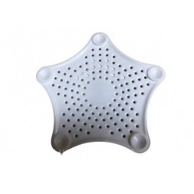 Решетка для раковины Mine Звезда 18х18 см Белый (hub_kekt81)