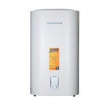 Водонагреватель электрический OCEAN FLAT ET+DT BASIC 80л вертикальный, сухой ТЭН 2кВт белый (RZB80M)