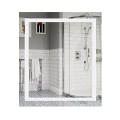 Зеркало для ванной комнаты Lidz Kubis 700x800 прямоугольное с LED-подсветка Touch и антизапотеванием LD78LF9048070 Житомир
