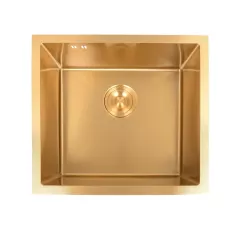 Кухонная мойка под столешницу Nett NB-5045 500х450 из нержавейки золотая (1 мм) Братське