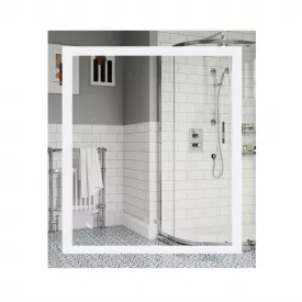 Зеркало для ванной комнаты Lidz Kubis 700x800 прямоугольное с LED-подсветка Touch и антизапотеванием LD78LF9048070