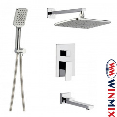 Встраиваемая душевая система для ванны с коротким носом Winmix​ Premium "MARK" inner box (Chr-009), Польша Винница