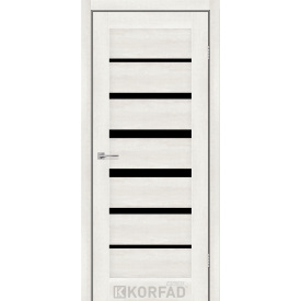 Межкомнатные двери Песто стекло черное 600х900х2000 мм 