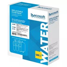 Комплект картриджей ECOSOFT CPV3ECOSTD 1-2-3 для фильтров обратного осмоса