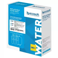 Комплект картриджей ECOSOFT CPV3ECOSTD 1-2-3 для фильтров обратного осмоса Киев