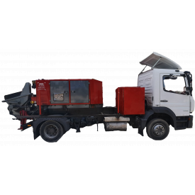 Аренда мобильного бетононасоса PUTZMEISTER 40-70 м3/ч 100-120 м трассы