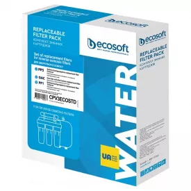 Комплект картриджей ECOSOFT CPV3ECOSTD 1-2-3 для фильтров обратного осмоса