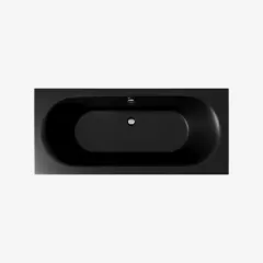 Ванна пристенная Excellent Oceana Slim 1800x800 прямоугольная матовая черная (WAEX.OCE18BLMS) Полтава