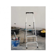 Односторонняя стремянка Solidy KRAUSE NEW 3 ступени Буча