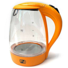 Чайник стеклянный PROMOTEC PM-810 Оранжевый Киев