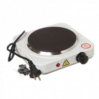 Плита электрическая однокомфорочная Hot Plate JX-1010A 1000W Белый