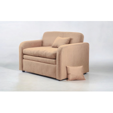 Диван Tobi Sho Юниор-1.4 раскладной мягкий для гостиной рогожка Caramel/01, 1580х800х800 мм