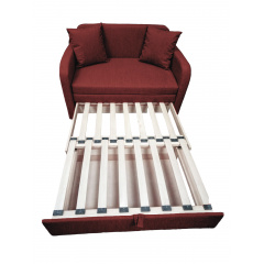 Диван прямой Tobi Sho Юниор-1.2 раскладной мягкий велюр Magic Terracotta, 1380х800х800 мм Покровск