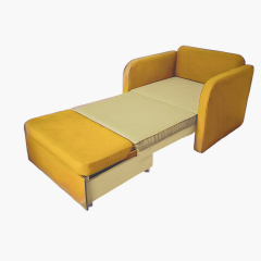 Кресло Tobi Sho Юниор-0.7 раскладное мягкое для детей велюр Magic Amber, 880х800х800 мм Энергодар