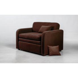 Диван Tobi Sho Юниор-1.4 раскладной мягкий для гостиной рогожка Gold Brown/02, 1580х800х800 мм