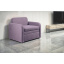 Крісло Tobi Sho Юніор-0.7 розкладне м'яке для дітей велюр Magic Dusty Violet, 880х800х800 мм Нововолинськ