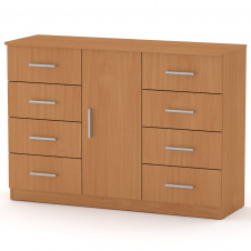 Комод Компаніт 8+1 Бук (120х39х85 см)