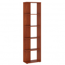 Стеллаж книжный Компанит П-37 Яблоня 50х25,6х185,6 см