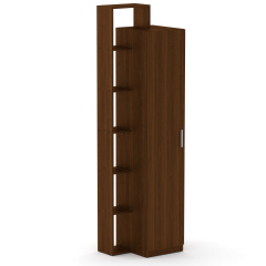 Шкаф книжный Компанит 8 60х46х215 см Орех экко Шостка