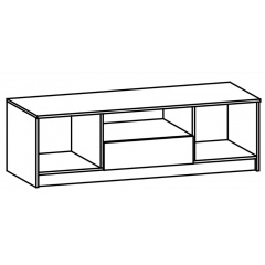 Тумба Мебель Сервис Фантазия ТВ 150 Венге темный + Дуб самоа (wyc43a) Киев