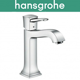 Смеситель Hansgrohe (art 31302000) для раковины однорычажный с сливным гарнитуром, Metropol Classic 160, Хром
