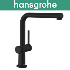 Смеситель Hansgrohe (art 72840670) для кухни TALIS M54, Чёрный мат