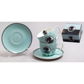 Чайный сервиз BonaDi AL78956 на 2 персоны Carly