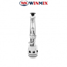 Арматура спускная AS-01 с одним режимом слива (кнопка хромированная), Winmix. Польша