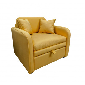 Кресло-диван Tobi Sho Юниор-0.9 раскладное мягкое для подростков велюр Magic Amber, 1080х800х800 мм