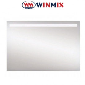 Дзеркало для ванної кімнати Winmix STRONG MR05-100x60 (з LED-підсвічуванням, годинник, антизапотівання)