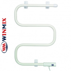 Полотенцесушитель электрический (правое подключение) белый Winmix "Viper" 4060R White (4 перекладины)