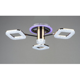 Люстра светодиодная акриловая Sirius B YH1003/3 BK+GD