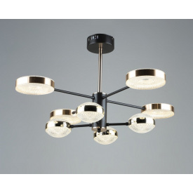 Люстра светодиодная акриловая Sirius B YH871/4+4 COFFEE+GD