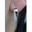 Серьги из серебра Sil с золотыми вставками 129s Прозрачный (Sil-814) Черноморск