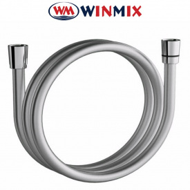 Шланг для душа, силиконовый 175 см (Цвет серебреный),KB-0803-175-01 SILVER ,Grauss Чехия