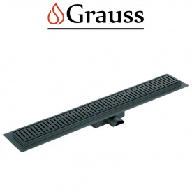 Душевой трап из нержавеющей стали SUS304 FD35-70x800-GRAPHITE,Grauss Чехия