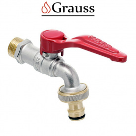 Grauss Кран для полива 1/2 (С адаптером под быстрый съем) (GR 247)