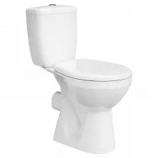 Унитаз компакт Cersanit 373 MITO GREY 010 3/6 с сиденьем PPR, белый