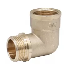 Уголок латунный WEZER 3/4" ВН